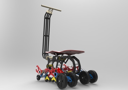 全地形履带越滑板车结构缩略图